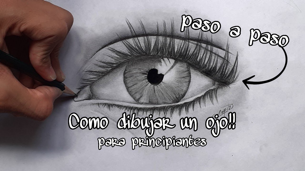 Como Dibujar Un Ojo Realista Paso A Paso Para Principiantes Aprende