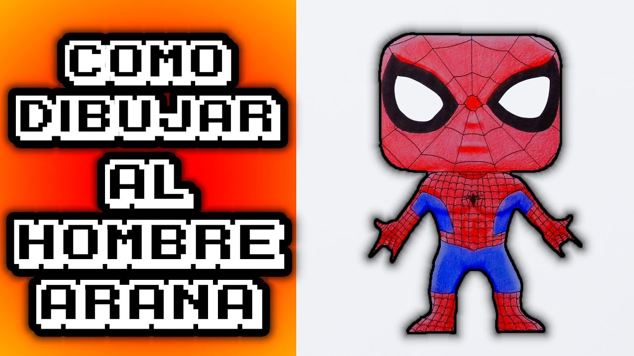 COMO DIBUJAR A SPIDERMAN KAWAII