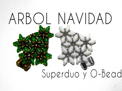 Abalorios - Arbol de navidad con Superduo y Obead