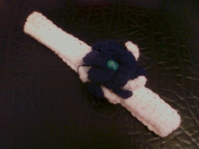Cintillo con flor  (1ra parte) -Cintillo en medios puntos -Tutorial de tejido crochet