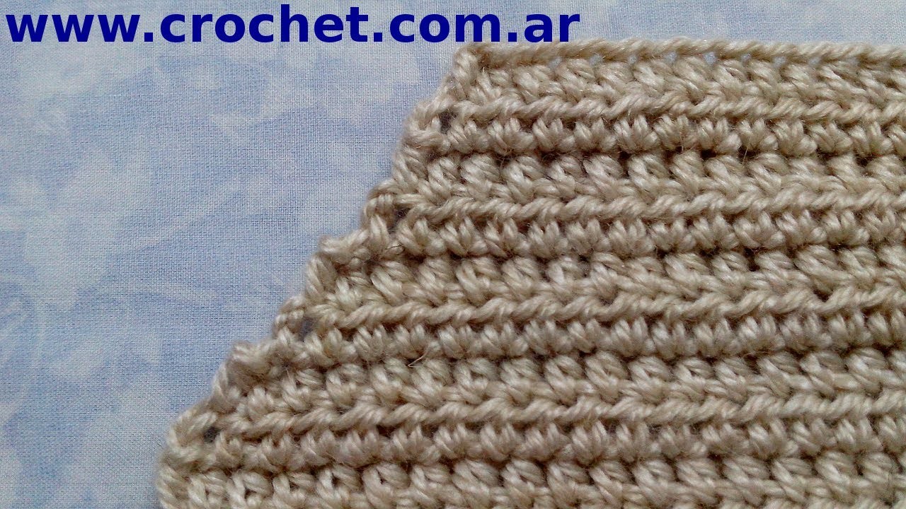 Como disminuir un escote V en tejido crochet tutorial paso a paso.