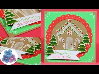 Como Hacer Tarjetas de Navidad 2014 DIY *Christmas Cards* Scrapbook Tarjetas Navideñas Pintura Facil