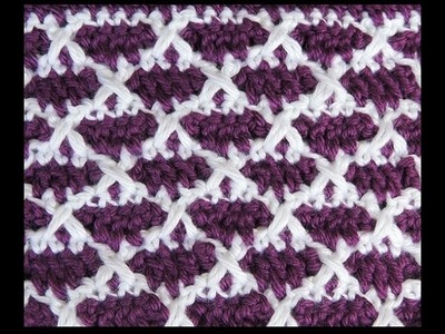 Crochet : Punto Dos Colores # 4