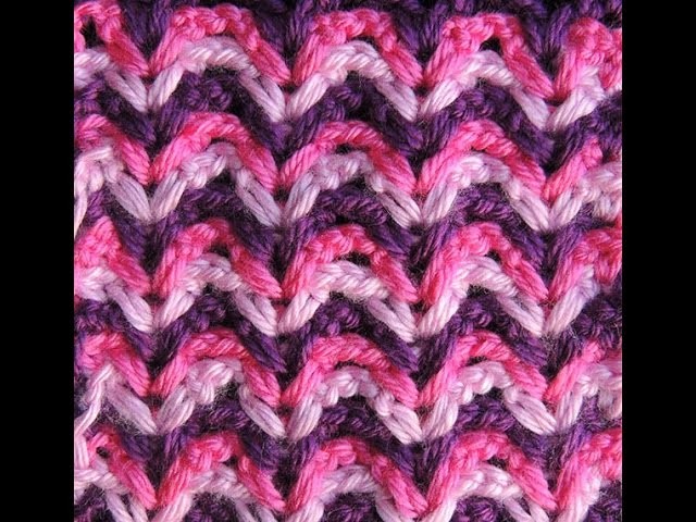 Crochet : Punto Fantasia en Colores