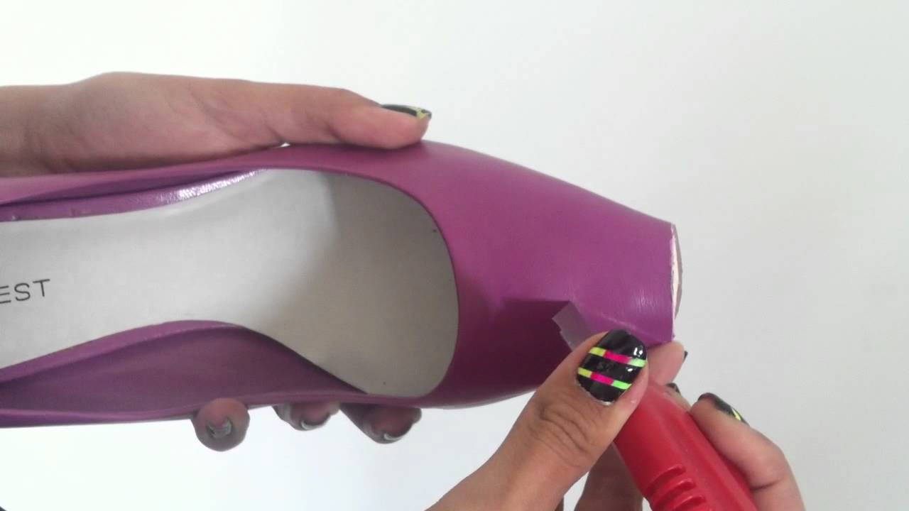 DIY Convertir zapatos de pico en puntas abiertas :)