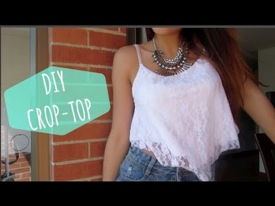 DIY Crop-Top para Verano ( Sin maquina de coser)