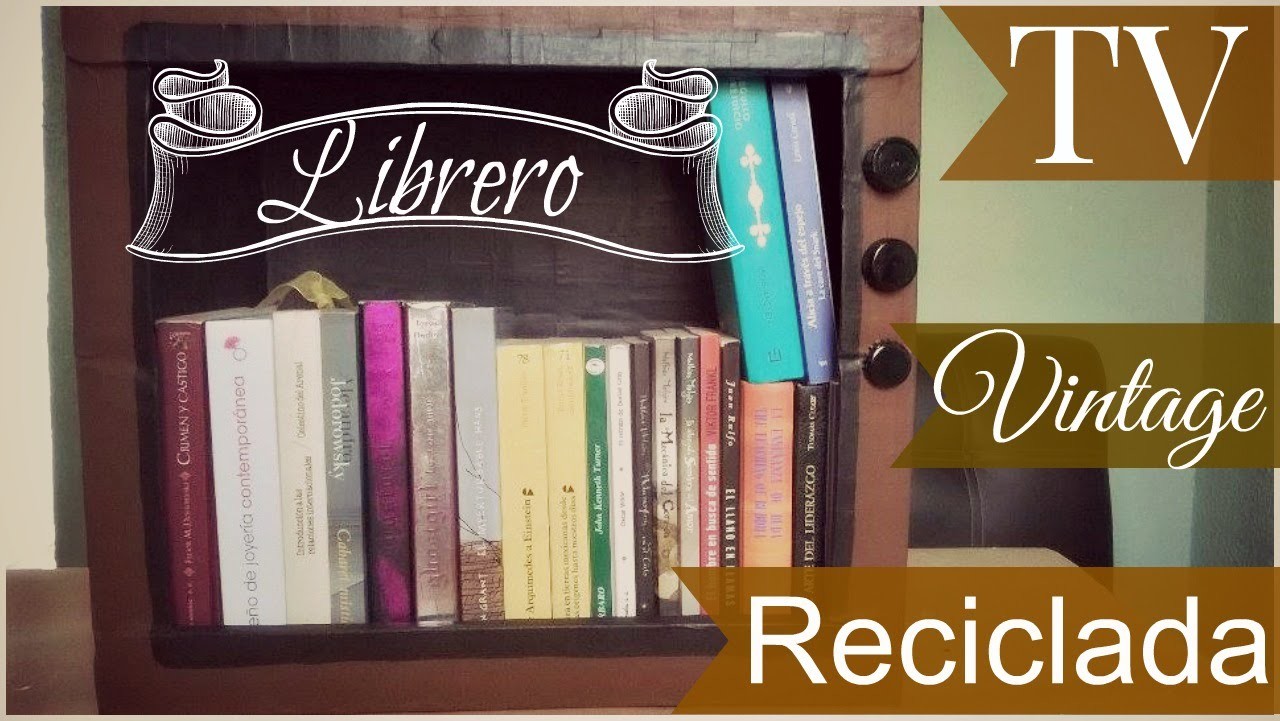 DIY! Librero Vintage ♥  Reciclado