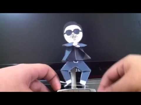 Gangnam style y papercraft xD