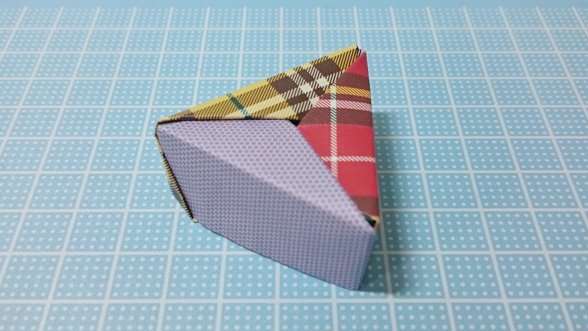 Origami Facil Caja Paso a Paso! Tres Colores Origami Modular