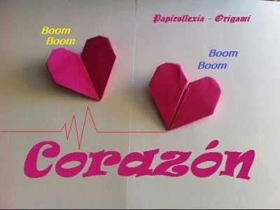 Origami - Papiroflexia. Corazón que late. Regalo San Valentín.