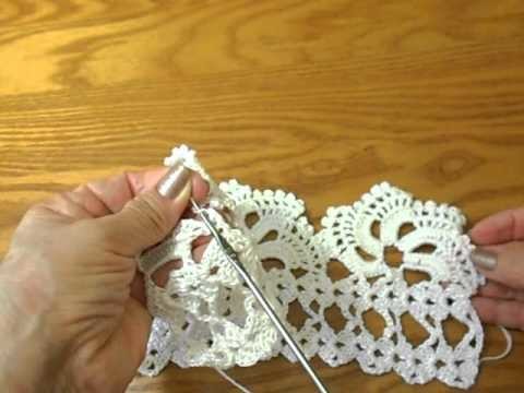 Orilla #  1 tejida Crochet
