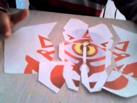Papercraft: Máscara de la Verdad (The legen of Zelda Majora's Mask)