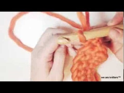 Aprender crochet - Cómo hacer punto bucle en crochet