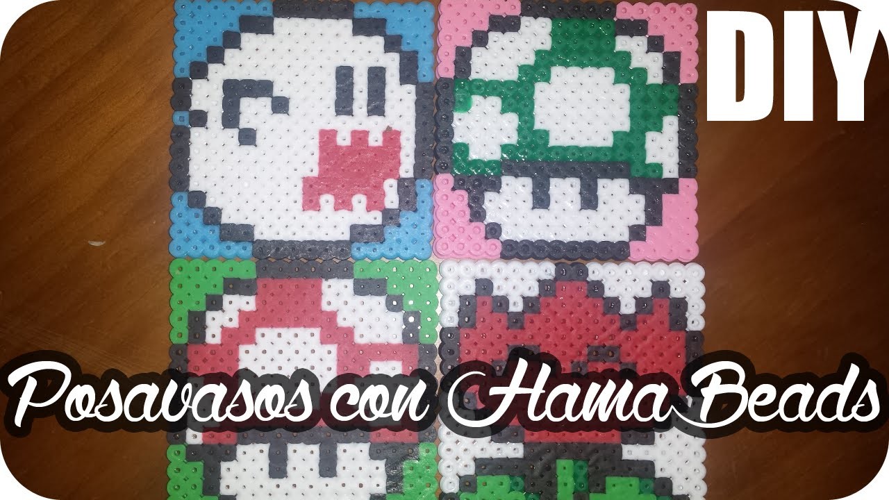 DIY - Posavasos de Mario con hama beads (Sorteo)