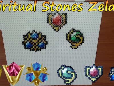Hama Beads Time Lapse - Spiritual Stones Zelda