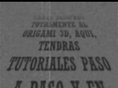 ORIGAMI 3D INTRODUCCION