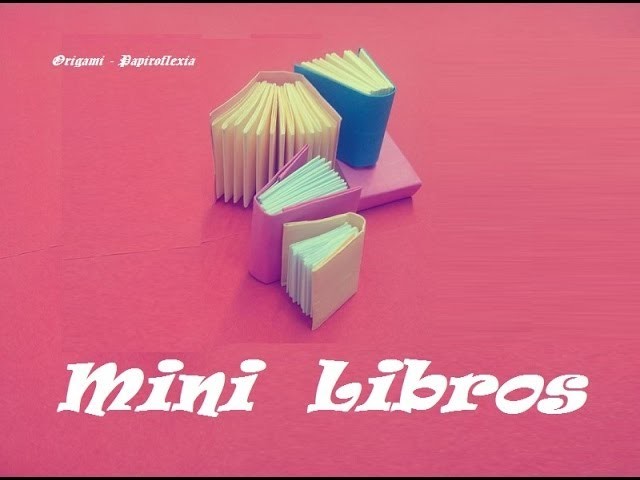Origami - Papiroflexia. Libro en miniatura, muy fácil