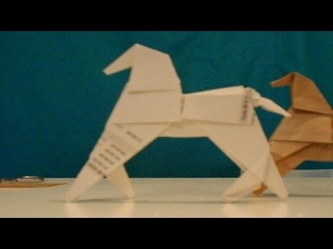 Como hacer un caballo de origami fácil y rápido