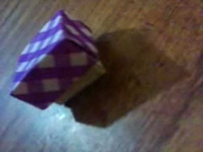 Como hacer una caja basica de origami muy facil y rapida♥