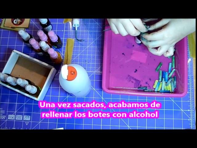 SCRAPBOOKING - ESPAÑOL- 2: Tintas alcohol spray