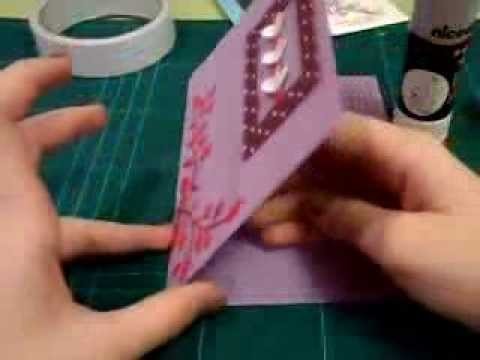 Tarjeta Scrapbook. Tutorial fácil tarjeta cumpleaños