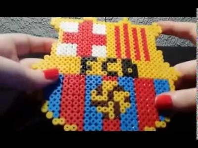 TUTORIAL: Escudo FC Barcelona de Hama Beads 2.2 + Saludos