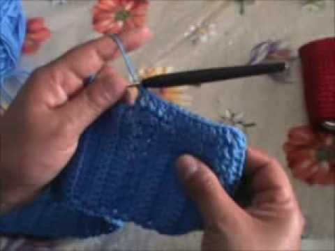 Cómo tejer un suéter para dama a gancho o crochet. 2a. parte.(espalda)