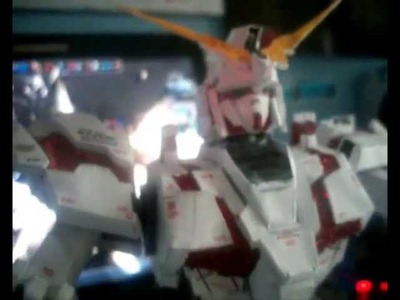 Gundam Unicorn Papercraft