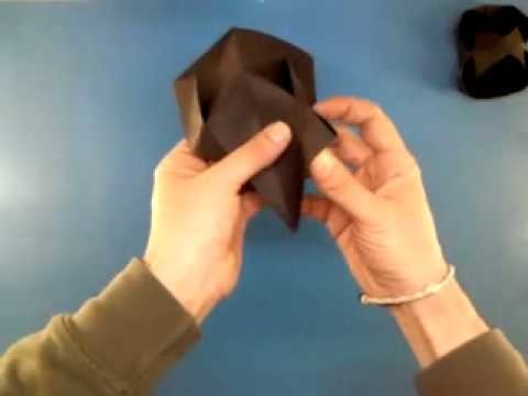 Papiroflexia: cómo hacer una cesta de origami