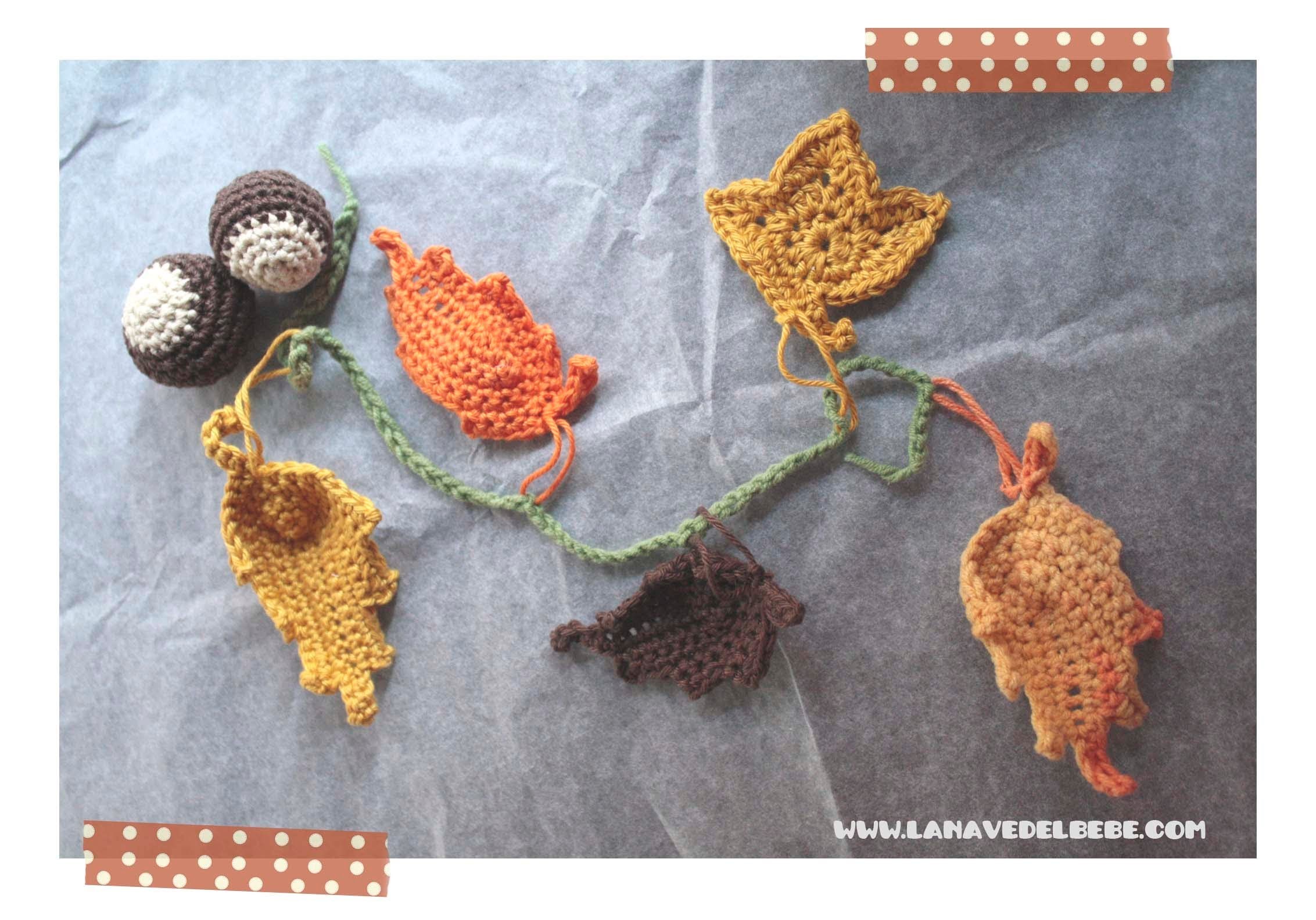 Tutorial Crochet: Hoja de ganchillo fácil paso a paso