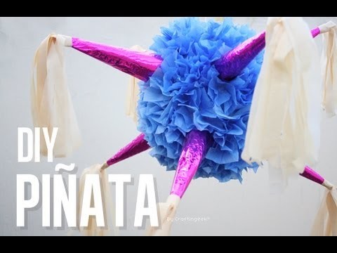 Como hacer una piñata - Estrellas Navideñas - DIY Piñata
