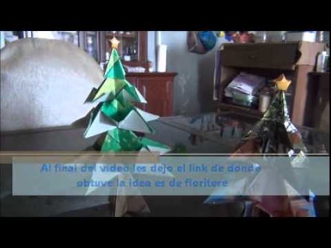 Cosas por Hacer: Pino Navidad (Origami)