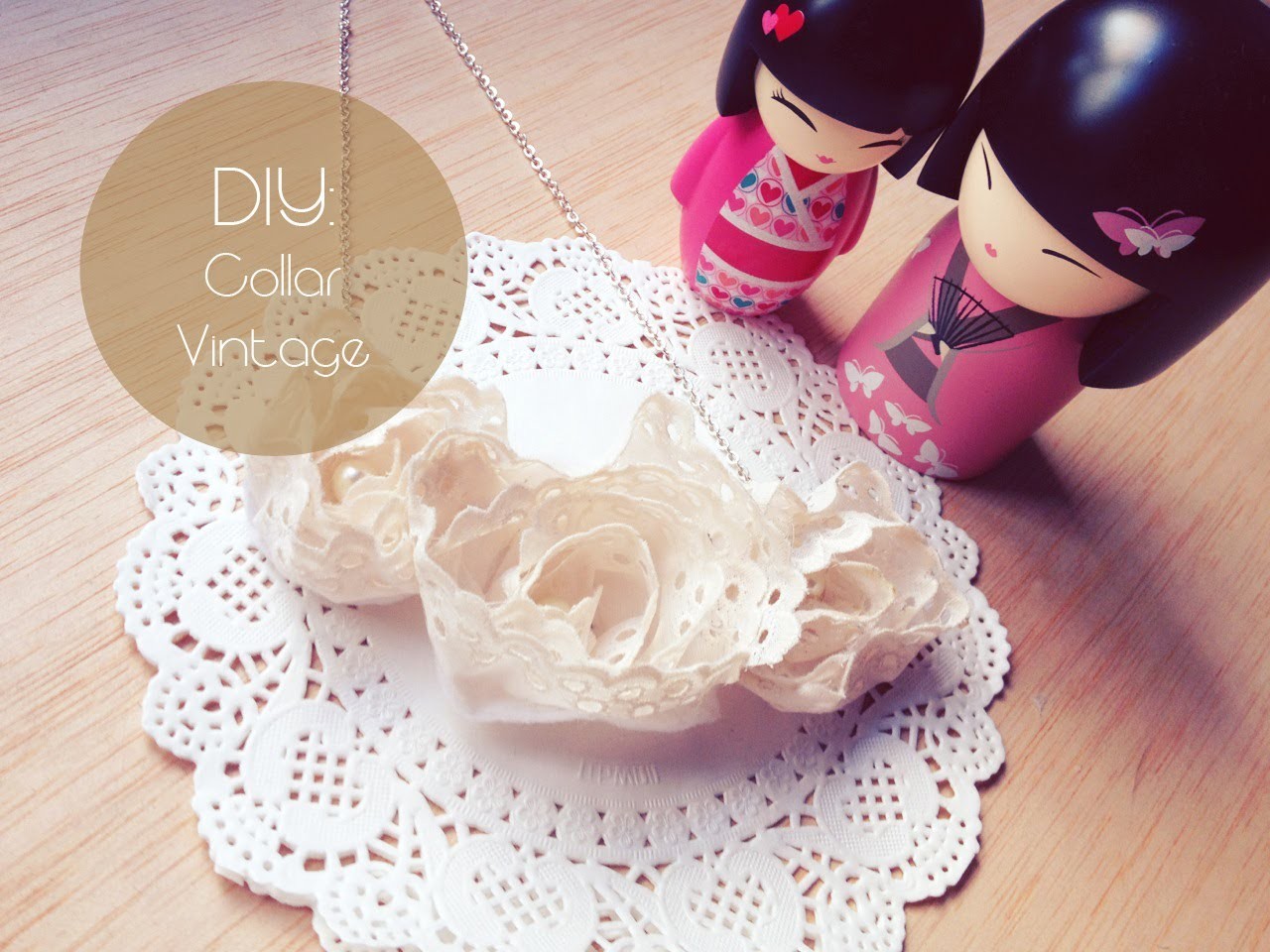 DIY: Collar Vintage. Vintage Necklace