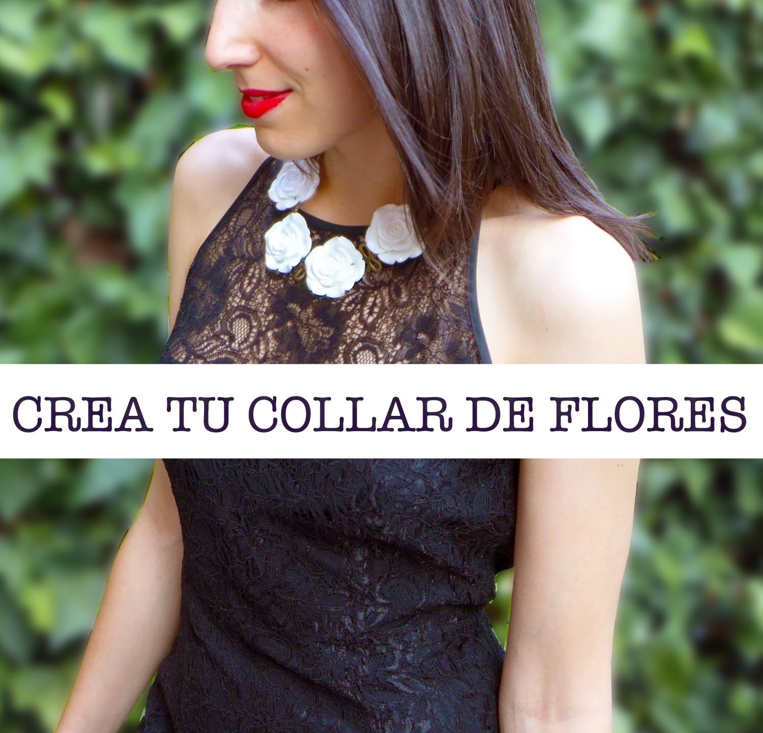 DIY Cómo hacer un Collar Joya de Flores | DIY Flowers Necklace