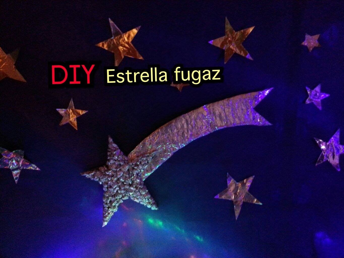 Diy estrella fugaz by mi niña (felics fiestas)