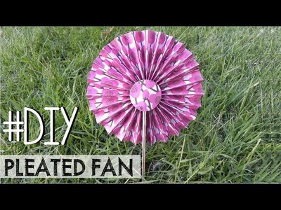 DIY Pleated fan - Paipay plisado #3