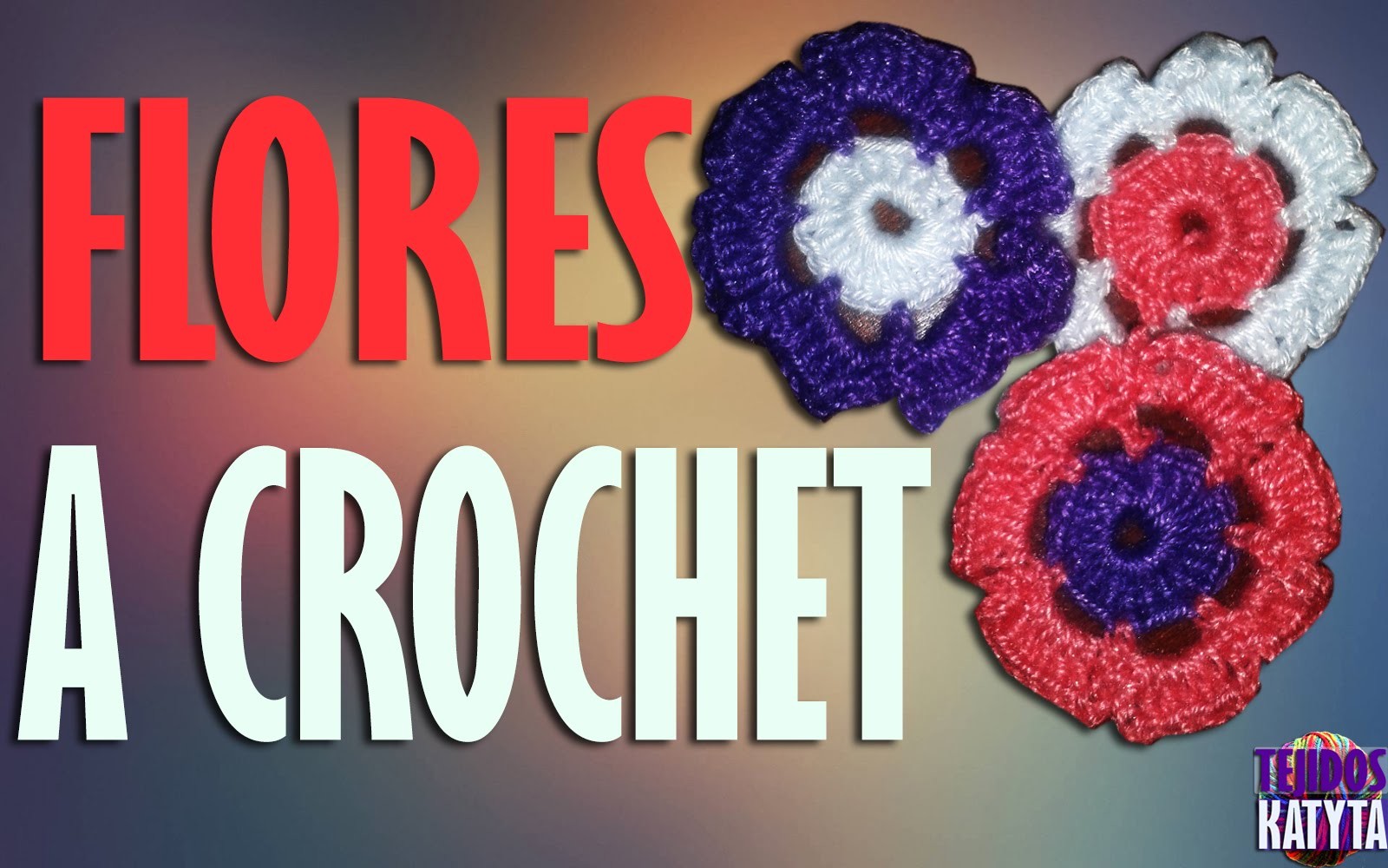 Flores Tejidas a Crochet Para Llaveros Souvenir o Decoración