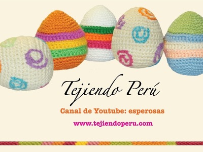 Huevos de Pascua tejidos en crochet o amigurumi (Easter eggs)