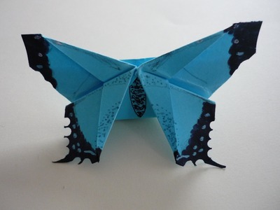 Mariposa de origami: separador y adorno
