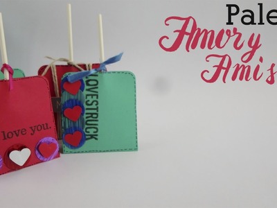 Paletas Amor y Amistad || Paper Crafting || (San Valentin)