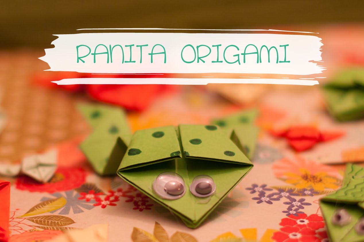 Tutorial: Rana saltarina de origami - El invernadero creativo