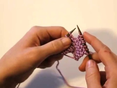 Ampliación: tejer la hebra trasera y la delantera (Knit front and back loop Kfb)