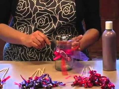 Arreglo de dulces y arena para XV años DIY Arrangement  XV