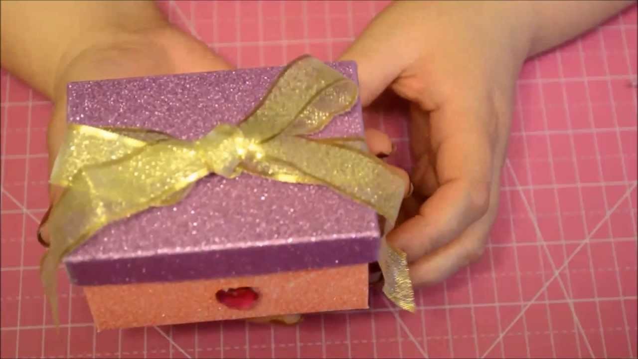 Caja Scrapbook Regalo. Gift Box