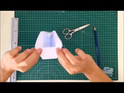 Cómo hacer una bolsita de papel - TUTORIAL Scrapbook