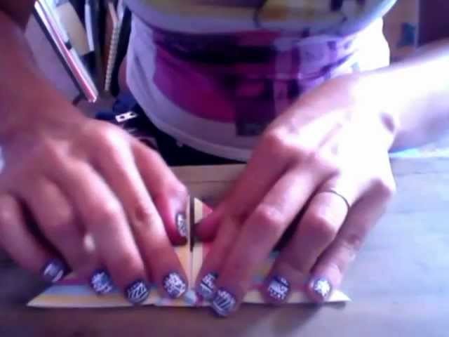 Como hacer una mariposa de origami