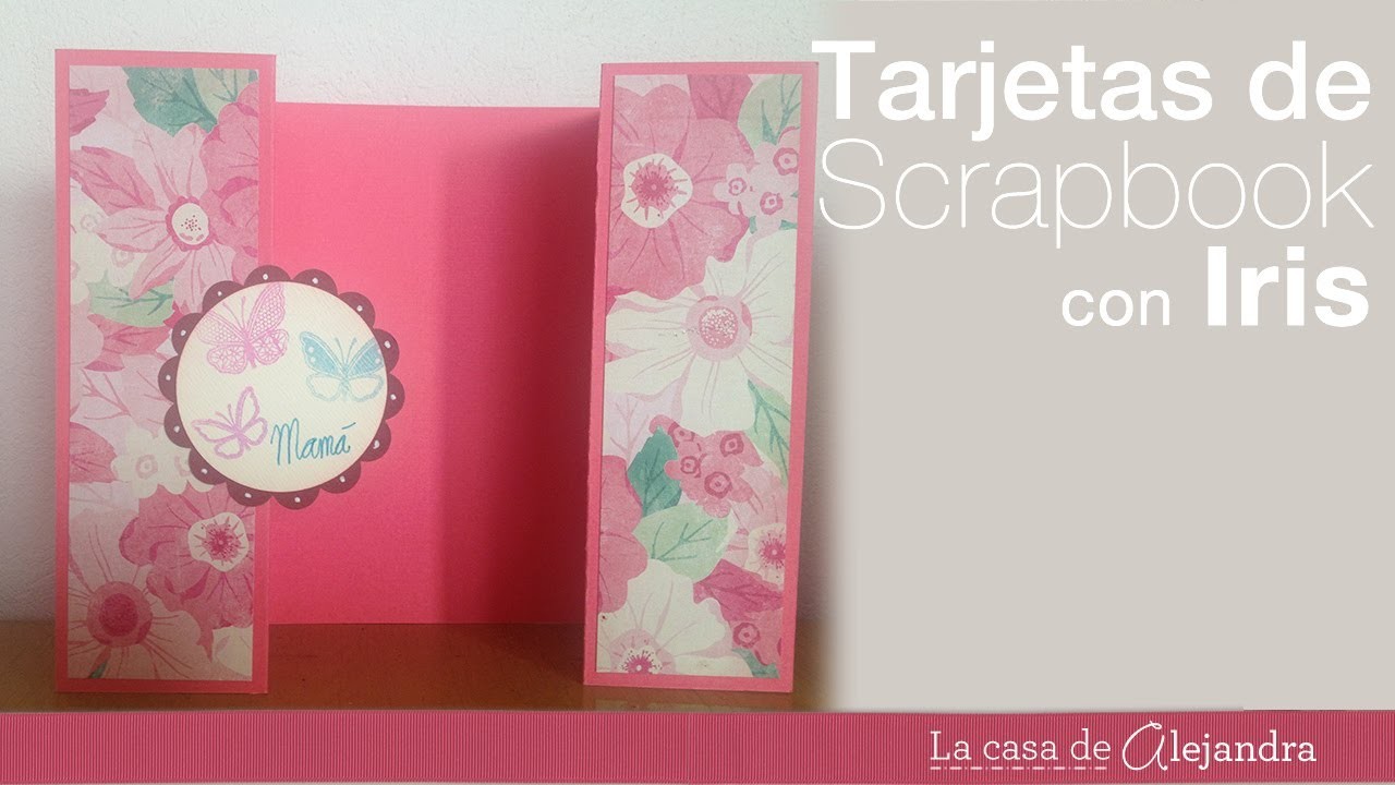 Cómo hacer una tarjeta para regalo con scrapbook - How to make a scrapbook gift card