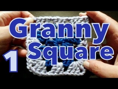 Cómo tejer cuadrado clásico (granny's square) reeditado -tejido para zurdos-