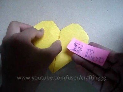 ♥ Corazon de origami ♥