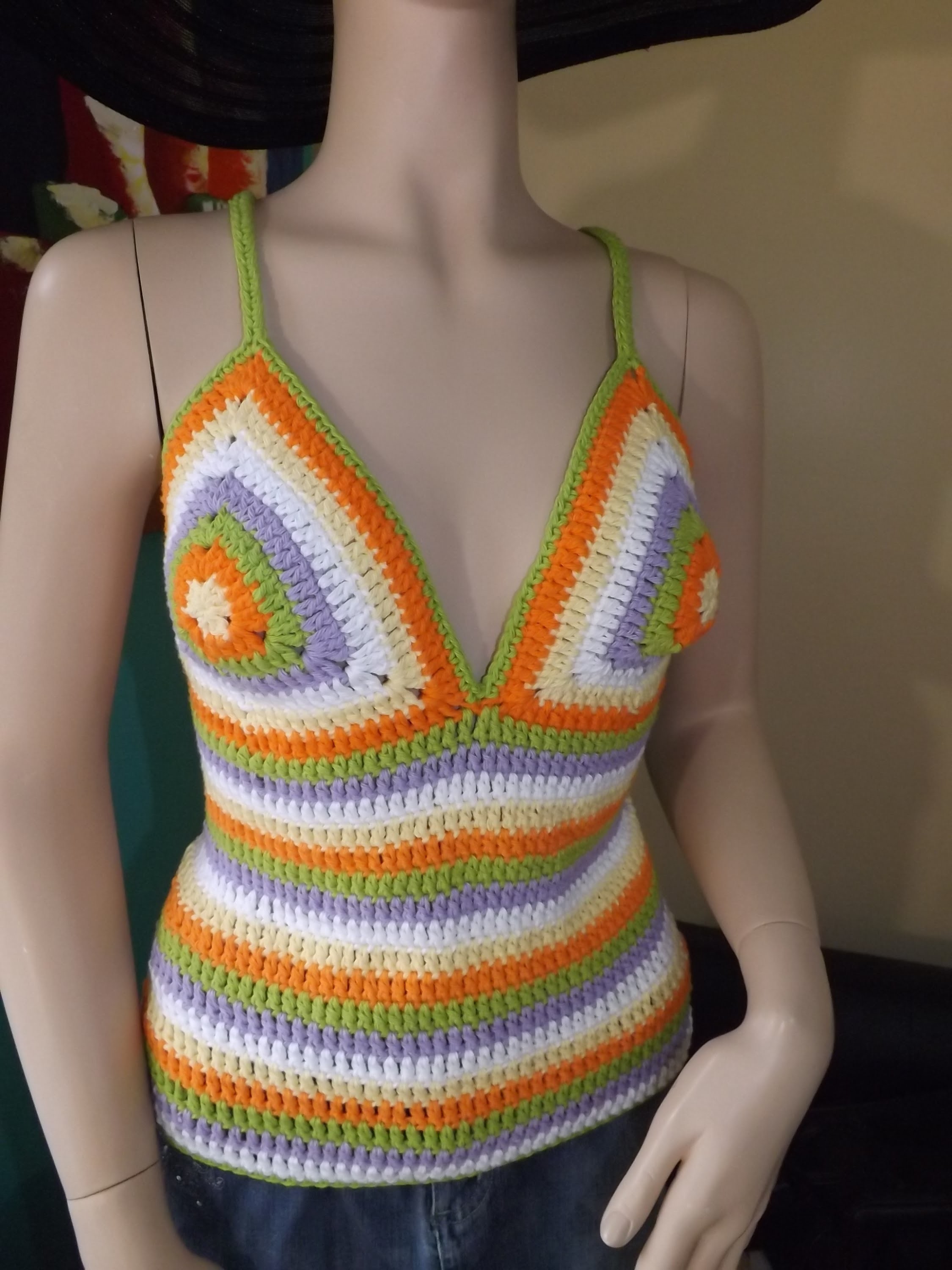 Crochet Blusa De Verano